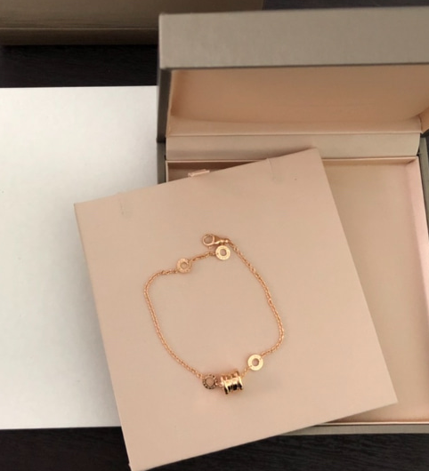 불가리 비제로원 브레이슬릿 로즈골드