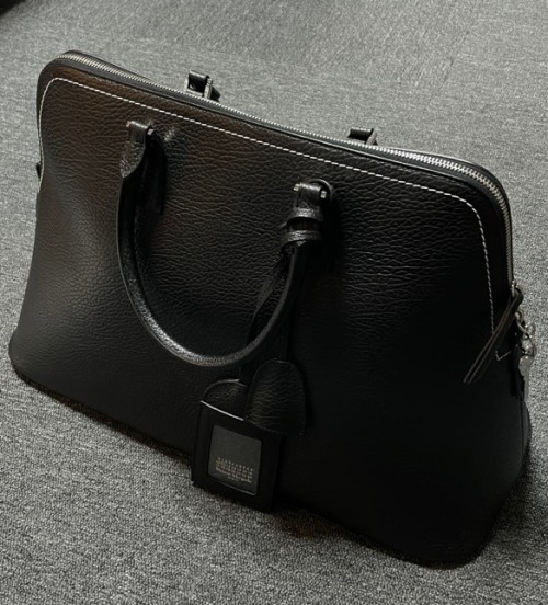 메종 마르지엘라 블랙 XL 5AC 소프트 토트백