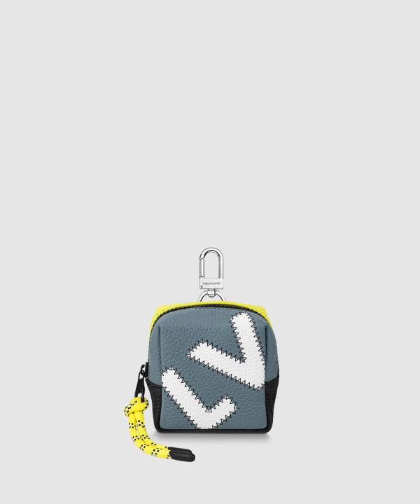 루이비통 컬러 블럭 스퀘어 백참 M00739