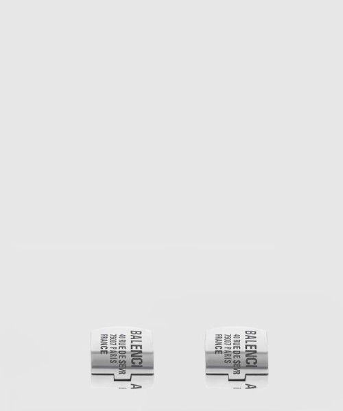 발렌시아가 태그 스터드 귀걸이 792892
