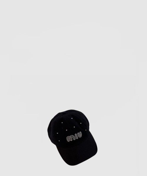 미우미우 베이스볼 캡 5HC475