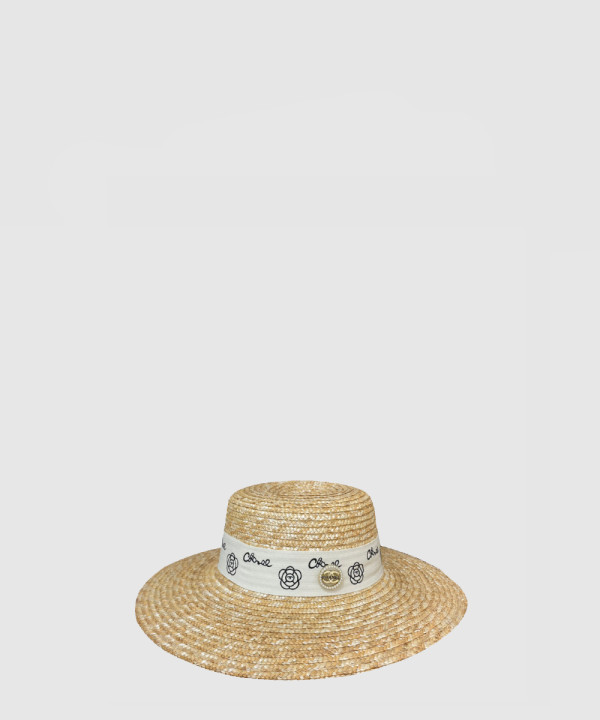 샤넬 밀짚모자 선캡 AA4722