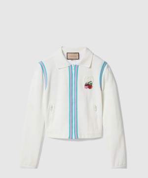 구찌 로고 쇼트 코트