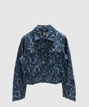 디올 로고 쇼트 코트