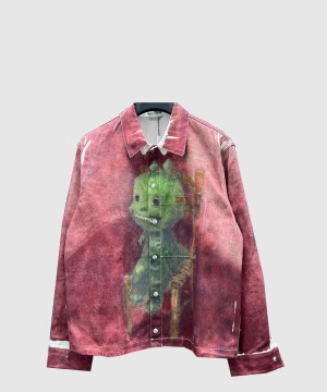 디올 로고 쇼트 코트