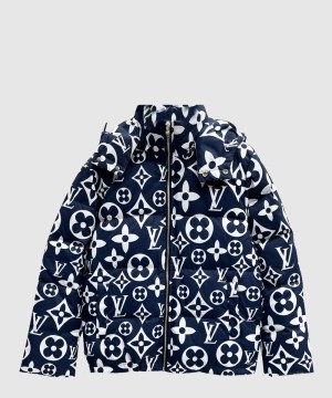 루이비통 로고 쇼트 코트