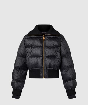 루이비통 로고 쇼트 코트