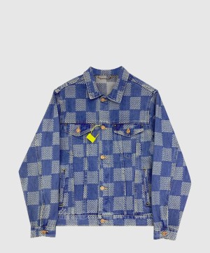 루이비통 로고 쇼트 코트