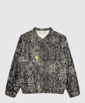 루이비통 로고 쇼트 코트