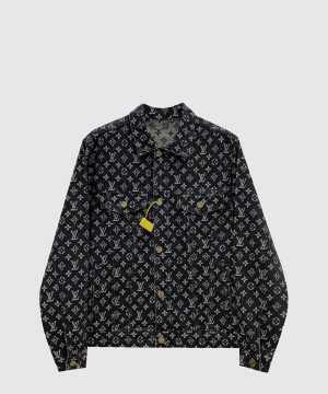 루이비통 로고 쇼트 코트