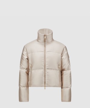 몽클레어 메탈릭 쇼트 다운 재킷