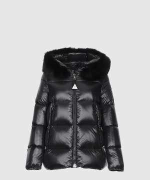 몽클레어 후드 쇼트 다운 재킷