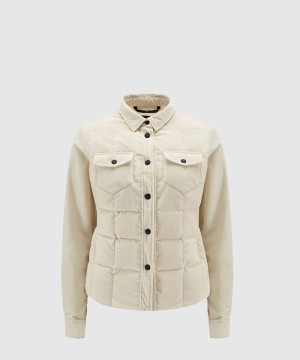 몽클레어 코듀로이 다운 셔츠 재킷