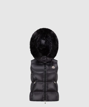 몽클레어 민소매 쇼트 코트