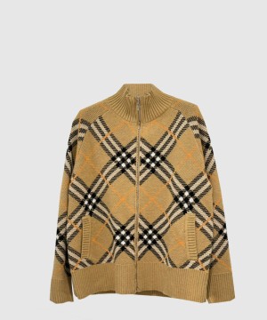 버버리 로고 쇼트 코트