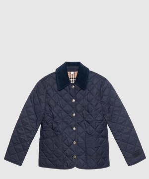 버버리 로고 쇼트 코트