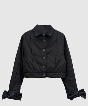 샤넬 로고 쇼트 코트