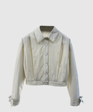 샤넬 로고 쇼트 코트