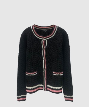 샤넬 로고 쇼트 코트