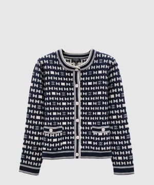 샤넬 로고 쇼트 코트