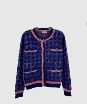 샤넬 로고 쇼트 코트