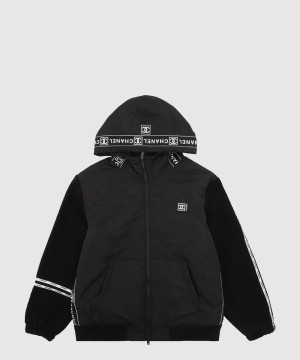 샤넬 로고 쇼트 코트