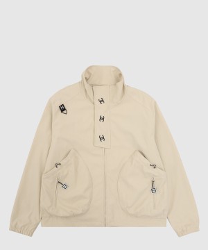 샤넬 로고 쇼트 코트