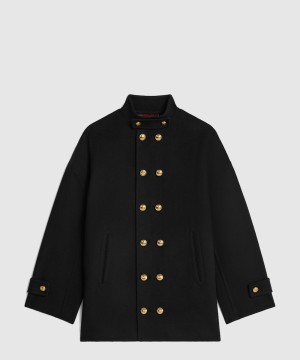 셀린느 에그 코트 더블 페이스 울