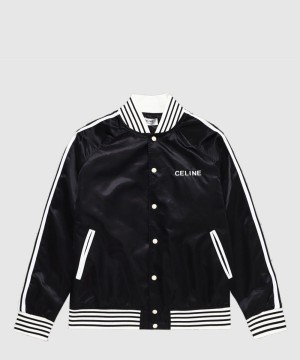 셀린느 로고 쇼트 코트