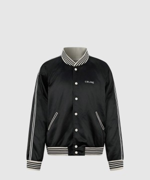 셀린느 로고 쇼트 코트