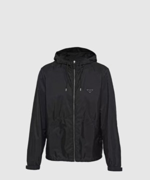 프라다 로고 긴팔 코트