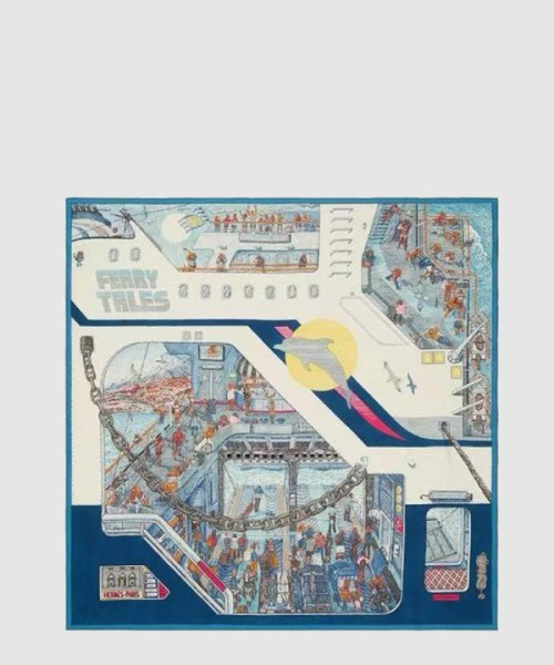 에르메스 Ferry Tales 숄 140