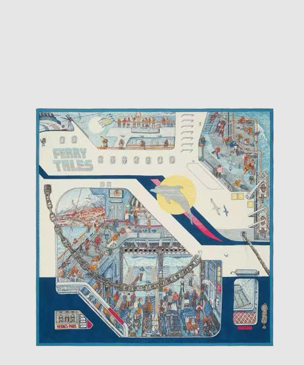 에르메스 Ferry Tales 숄 140