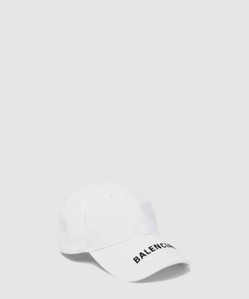 발렌시아가 자수 트윌 베이스볼 캡 840367