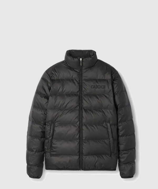 구찌 로고 자수 패딩 재킷