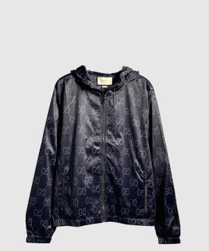 구찌 로고 쇼트 코트