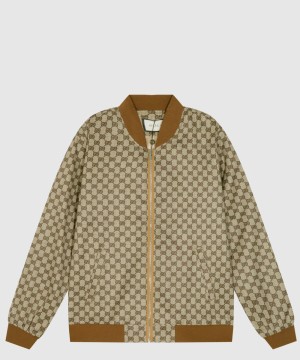 구찌 로고 쇼트 코트