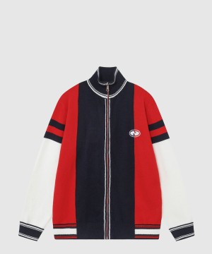 구찌 로고 니트 코트