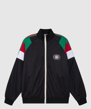 구찌 로고 쇼트 코트