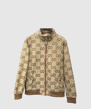 구찌 로고 쇼트 코트