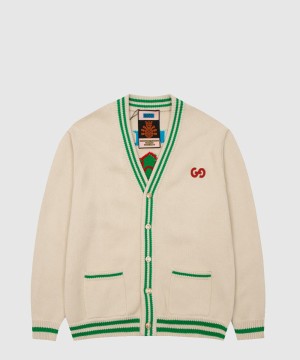 구찌 니트 로고 코트