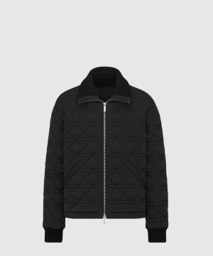 디올 로고 쇼트 코트