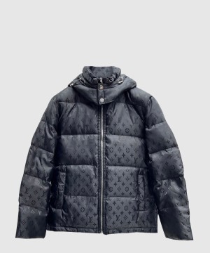 루이비통 로고 쇼트 코트