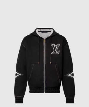 루이비통 로고 쇼트 코트