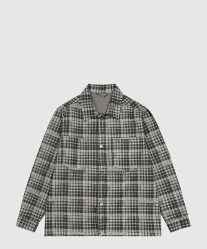 루이비통 로고 쇼트 코트