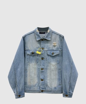 루이비통 로고 쇼트 코트