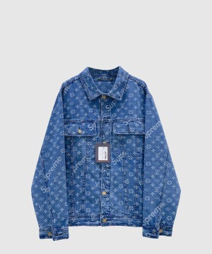 루이비통 로고 쇼트 코트