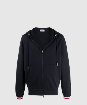 몽클레어 로고 쇼트 코트