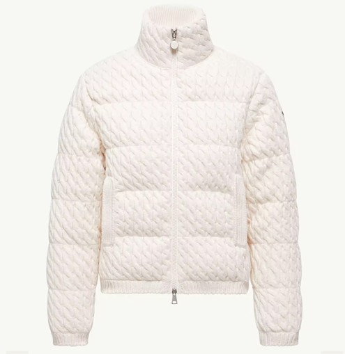 몽클레어 니트 패딩 집업