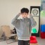 아크트릭스 키즈 반집업 맨투맨